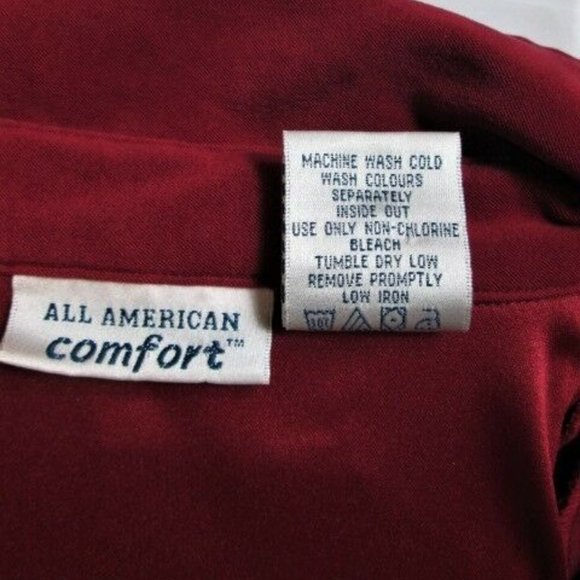 All American Comfort womens Sz 20W L/S red Blazer - Picture 7 of 7